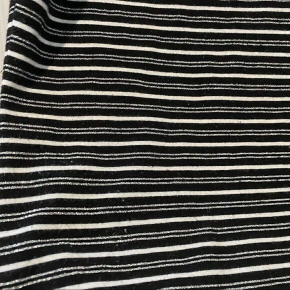 Vintage Dare Cropped Mock Neck Striped Tank Top - Picture 2 of 5